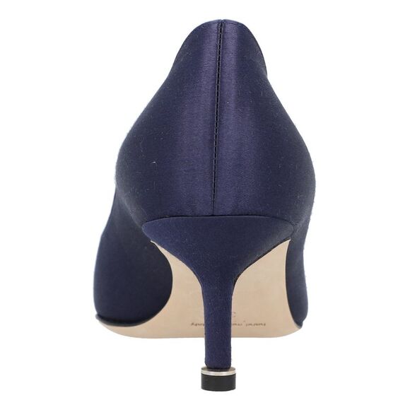 Manolo Blahnik Hangisi 050 Pump Blue - Picture 3 of 6